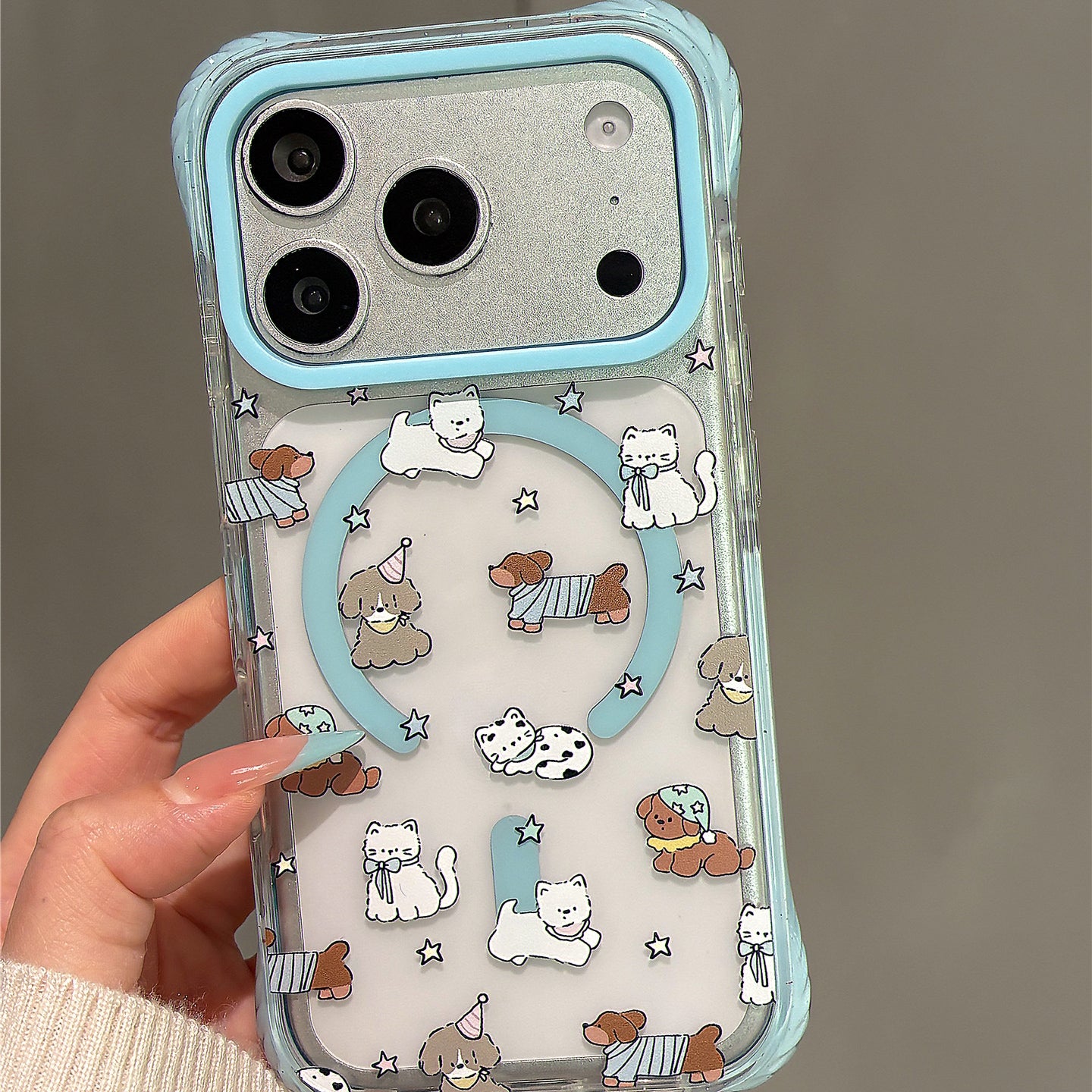 Little Animal Illustration Magnetic Acrylic Phone Case