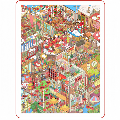 Scenes of Life 3D Sticker | 5 Cute Miniature Scenes