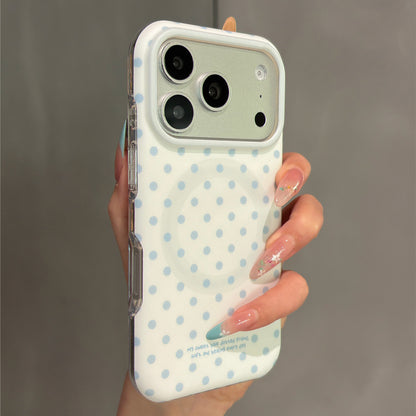Polka Dot Baby Elephant Magnetic Stand Acrylic Phone Case