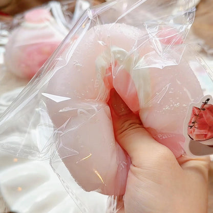 Heart Peach Jam Mochi Squishy