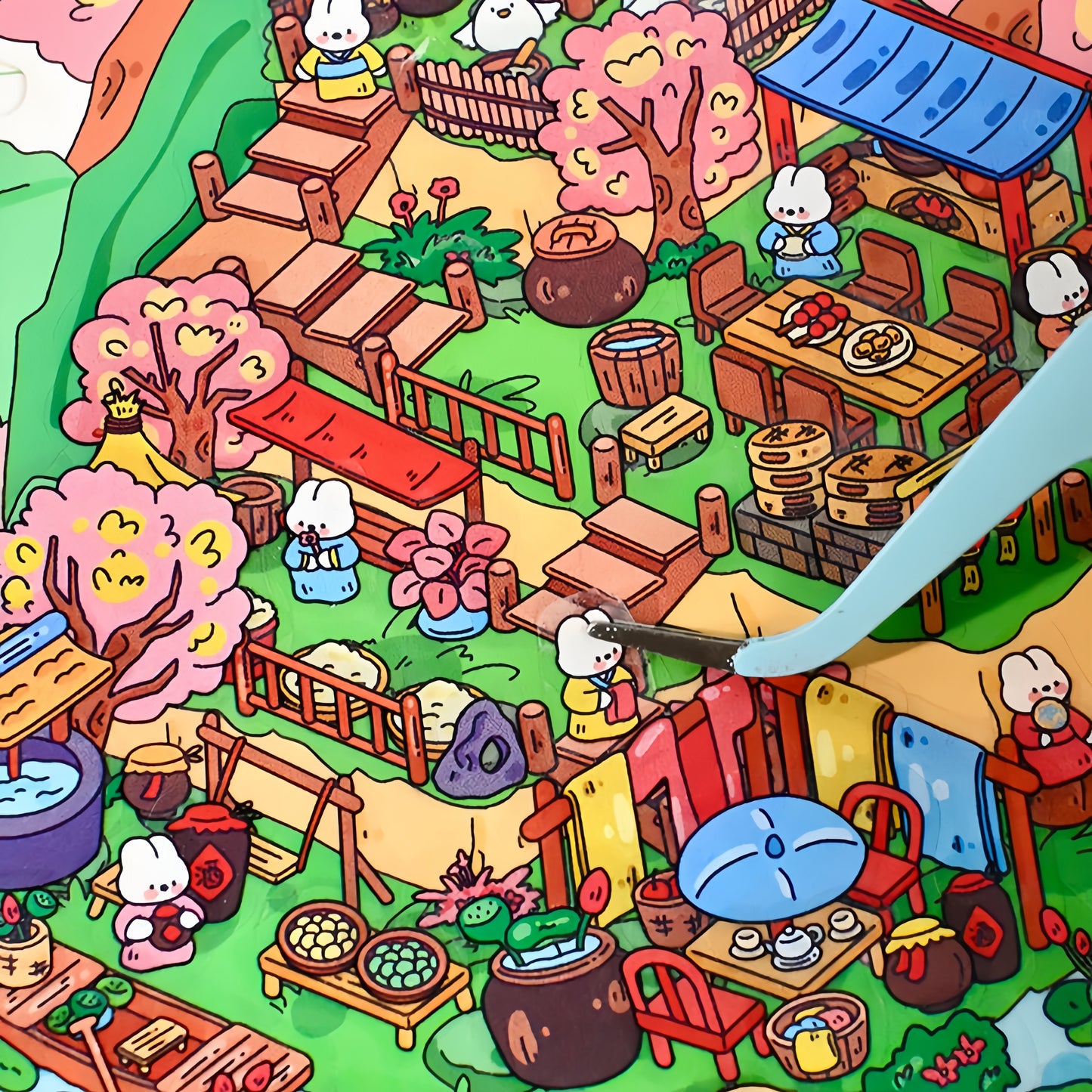 Gaming Series 3D Sticker | 4 Cute Miniature Scenes