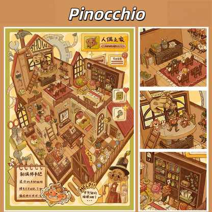 Storybook 3D Sticker | 3 Cute Miniature Scenes