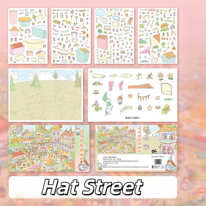 Distant Places 3D Sticker | 3 Cute Miniature Scenes