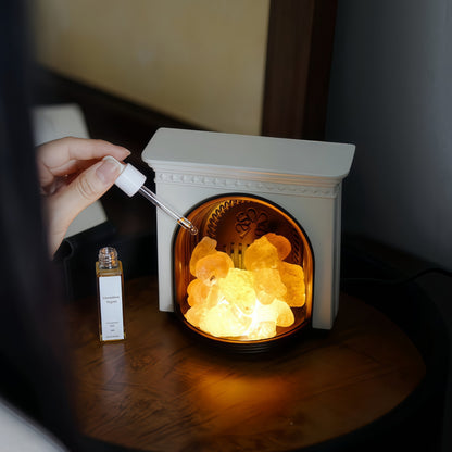 Fireplace Crystal Aromatherapy Lamp
