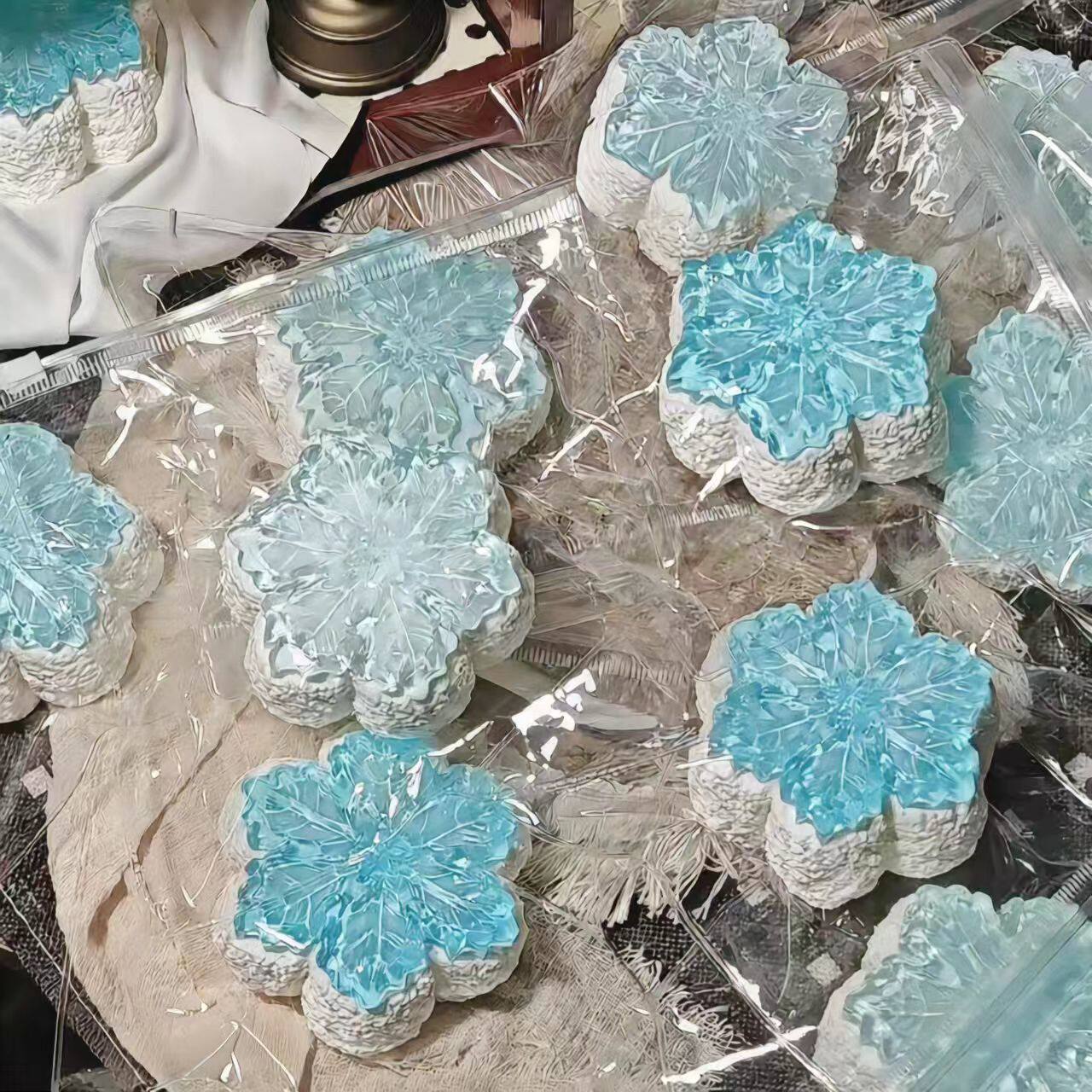 Blue Snowflake Squishy