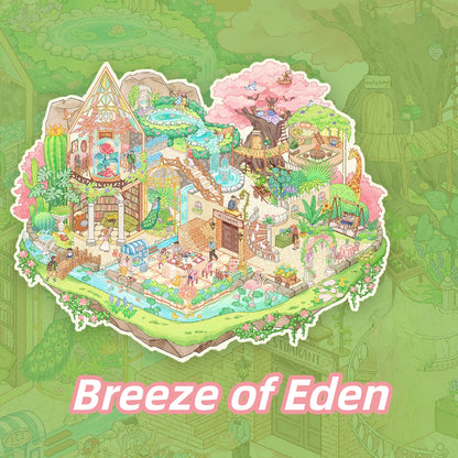 Dream Cabin 3D Sticker | 5 Cute Miniature Scenes