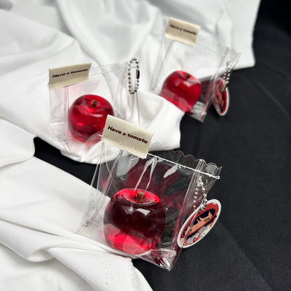 Crystal Red Apple Squishy