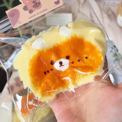 Bear Half-Baked Cheese Bread Squishy