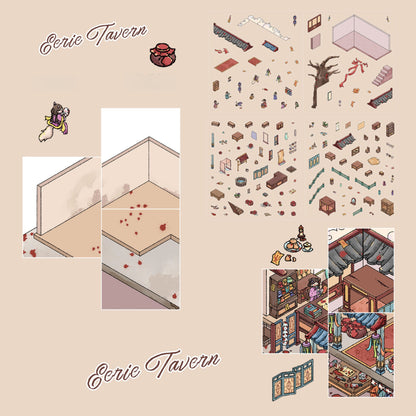 Eerie Tavern 3D Sticker