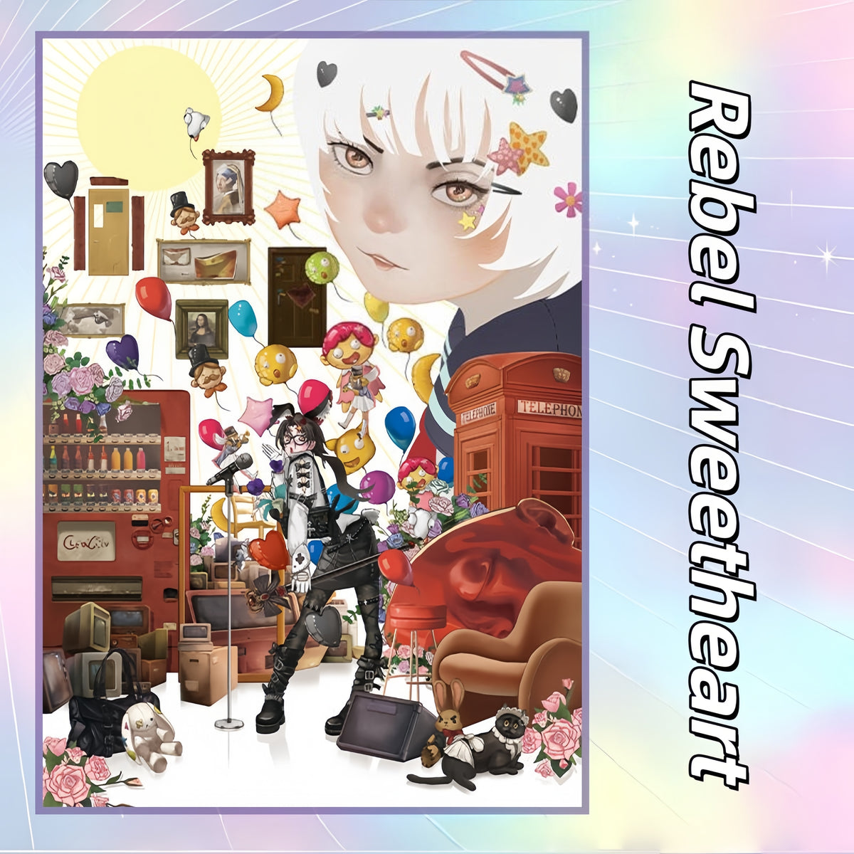 Palace ＆ Paws 3D Sticker | 4 Cute Miniature Scenes