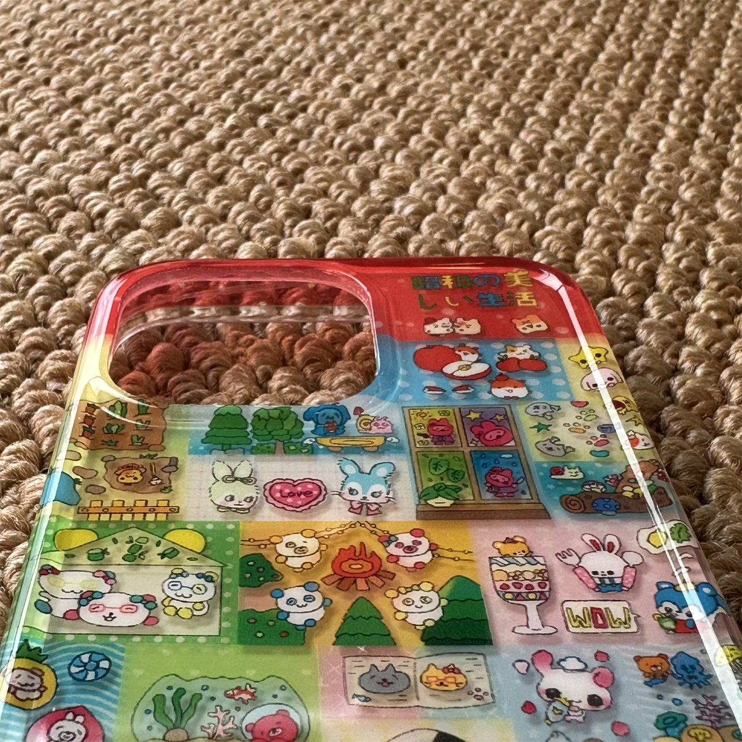 Showa Era Japanese Small Items & Animals Acrylic Phone Case