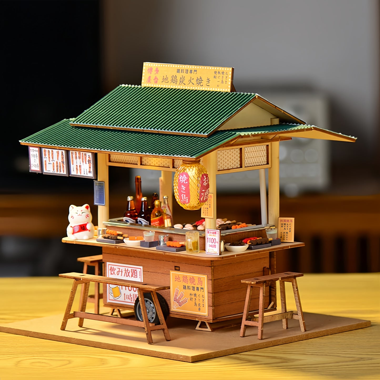 Yakitori Bar DIY Miniature House - English Instructions