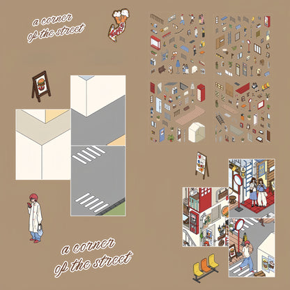 A Corner of the Street 3D Sticker