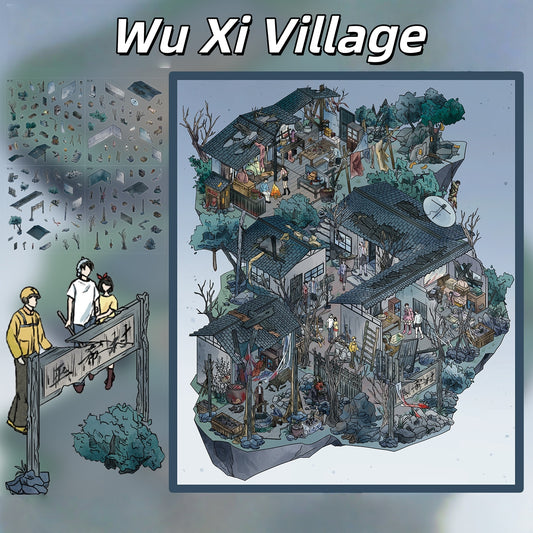 Wu Xi Village 3D Sticker