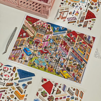 Magic World 3D Sticker | 6 Cute Miniature Scenes