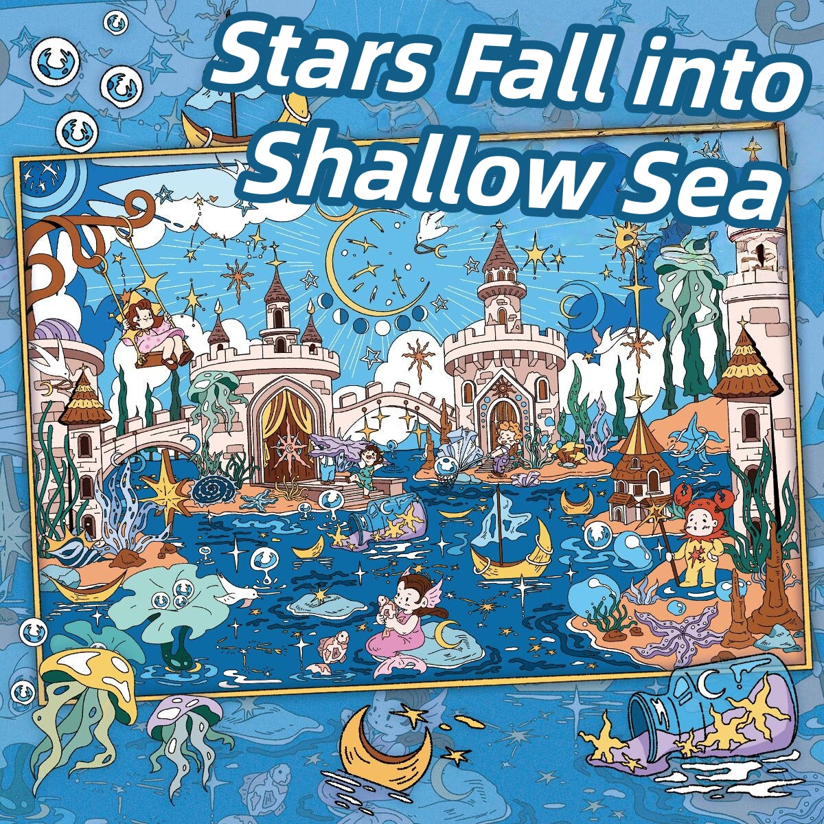 Dreamscape Chronicles 3D Sticker | 5 Cute Miniature Scenes