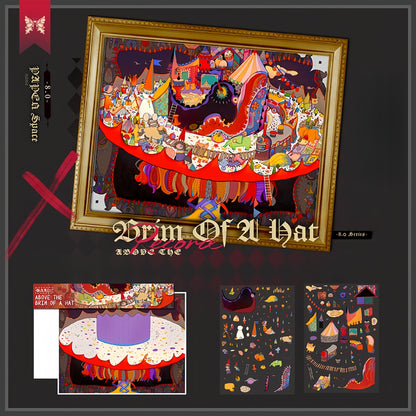 Paper Space 3D Sticker | 4 Cute Miniature Scenes