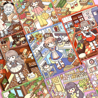 Girl’s Dress Up 3D Sticker Book
