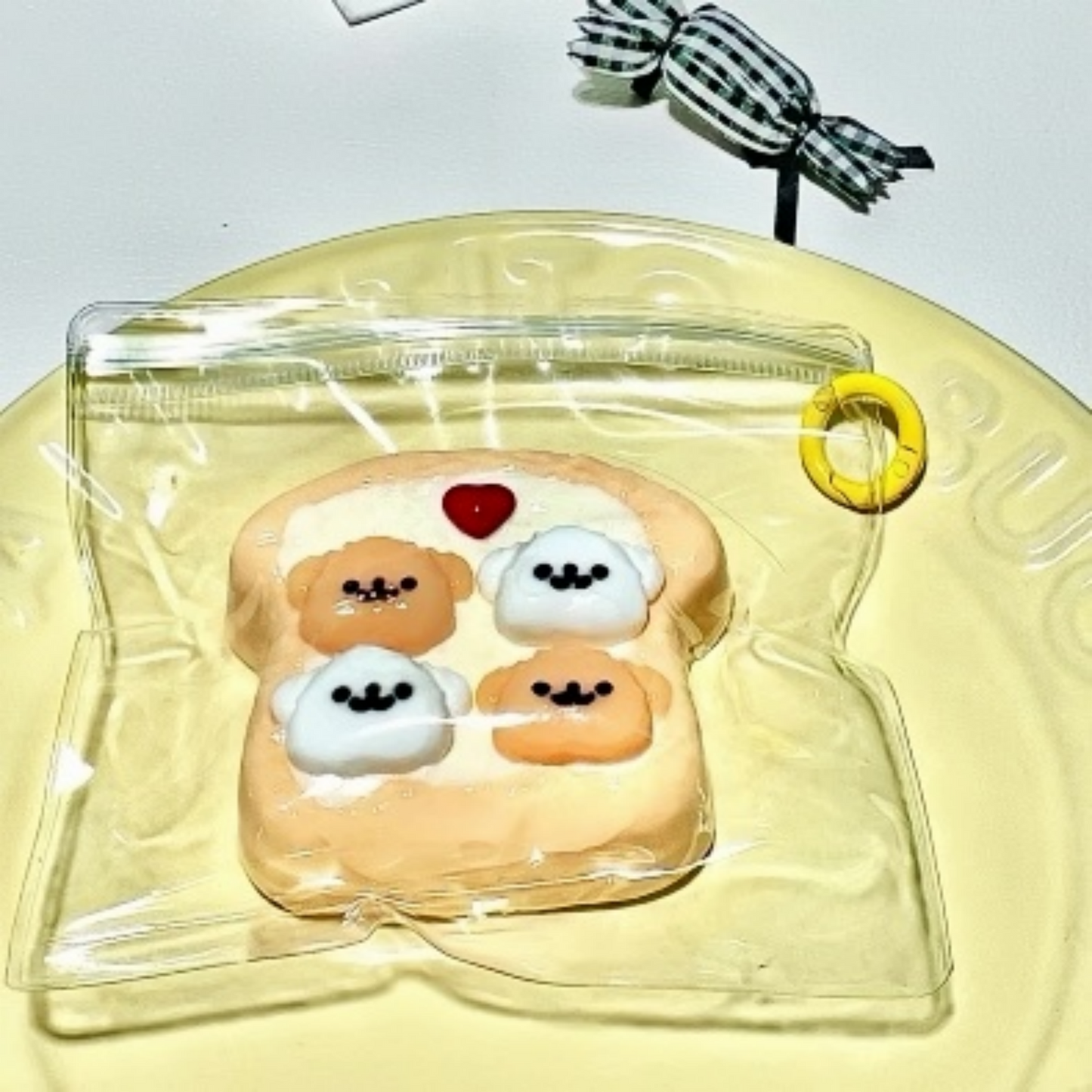 Line Puppy Toast Squishy