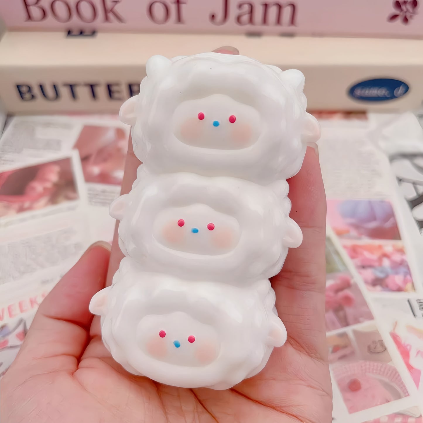 Little Sheep Cream Stick Squishy