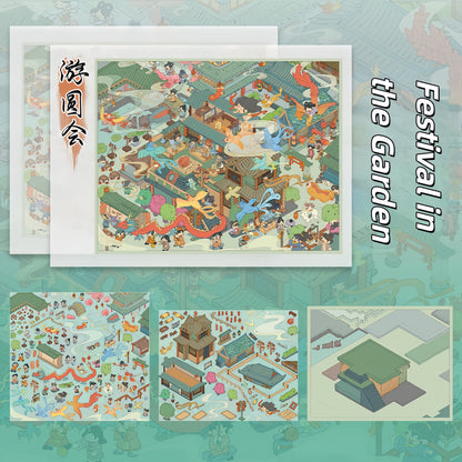 Miracle Series 3D Sticker | 2 Cute Miniature Scenes