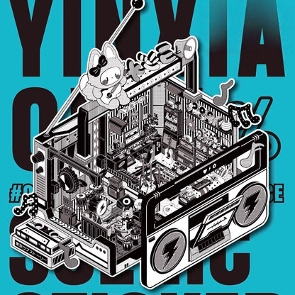 Manga Cottage 3D Sticker | 4 Cute Miniature Scenes