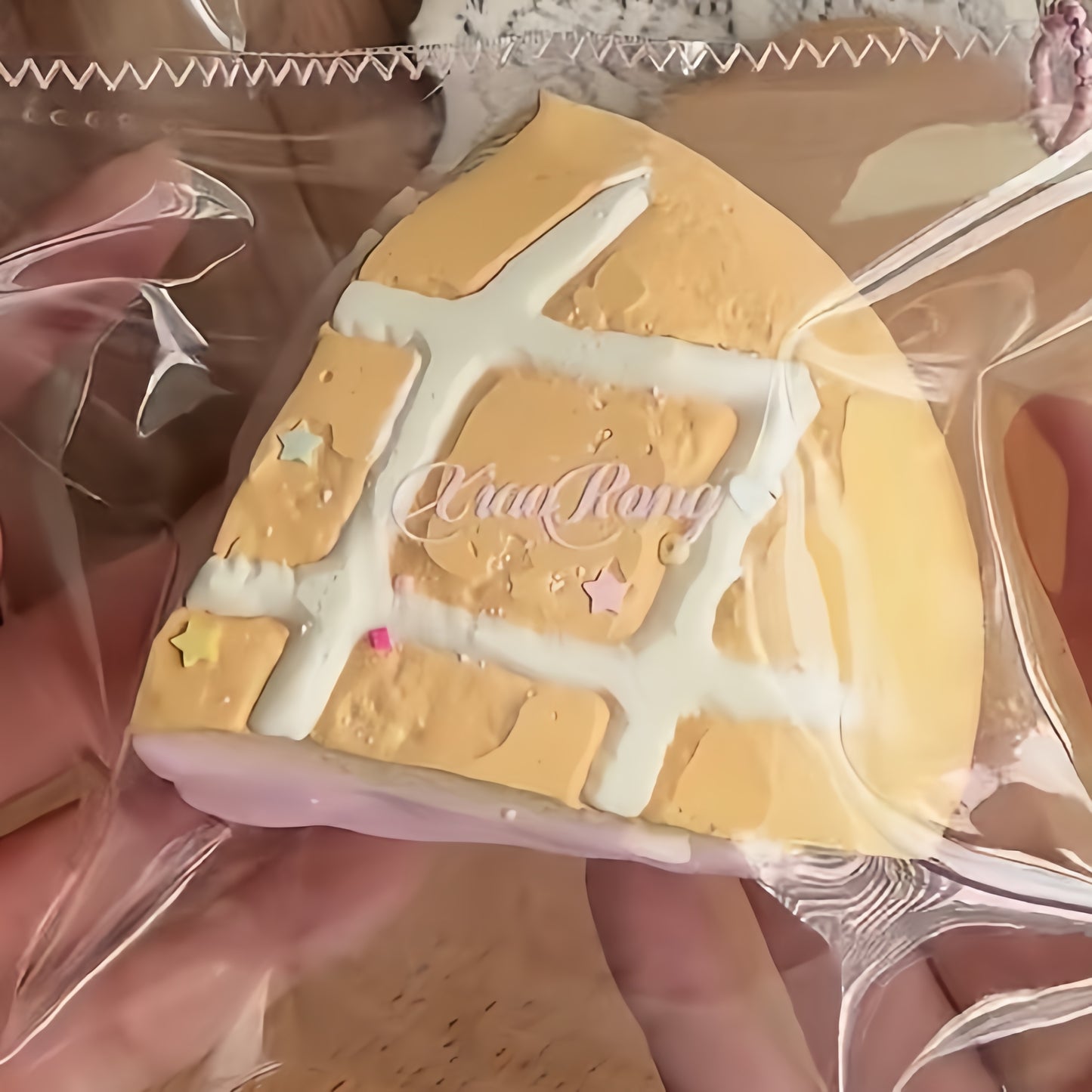 Filled Cheese Bun Squishy