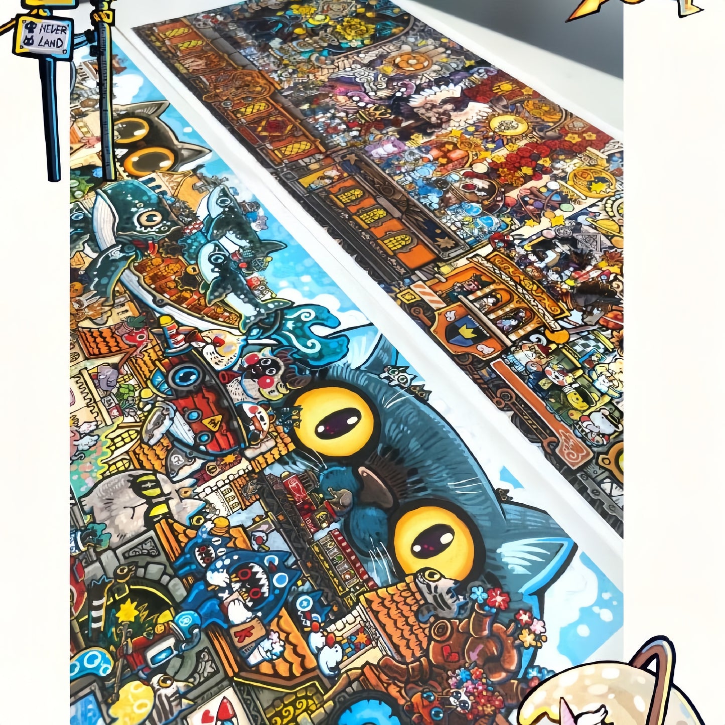 The Corner of the World 3D Sticker | 2 Cute Miniature Scenes