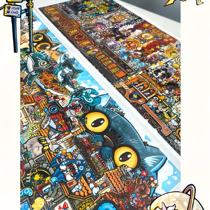 The Corner of the World 3D Sticker | 2 Cute Miniature Scenes