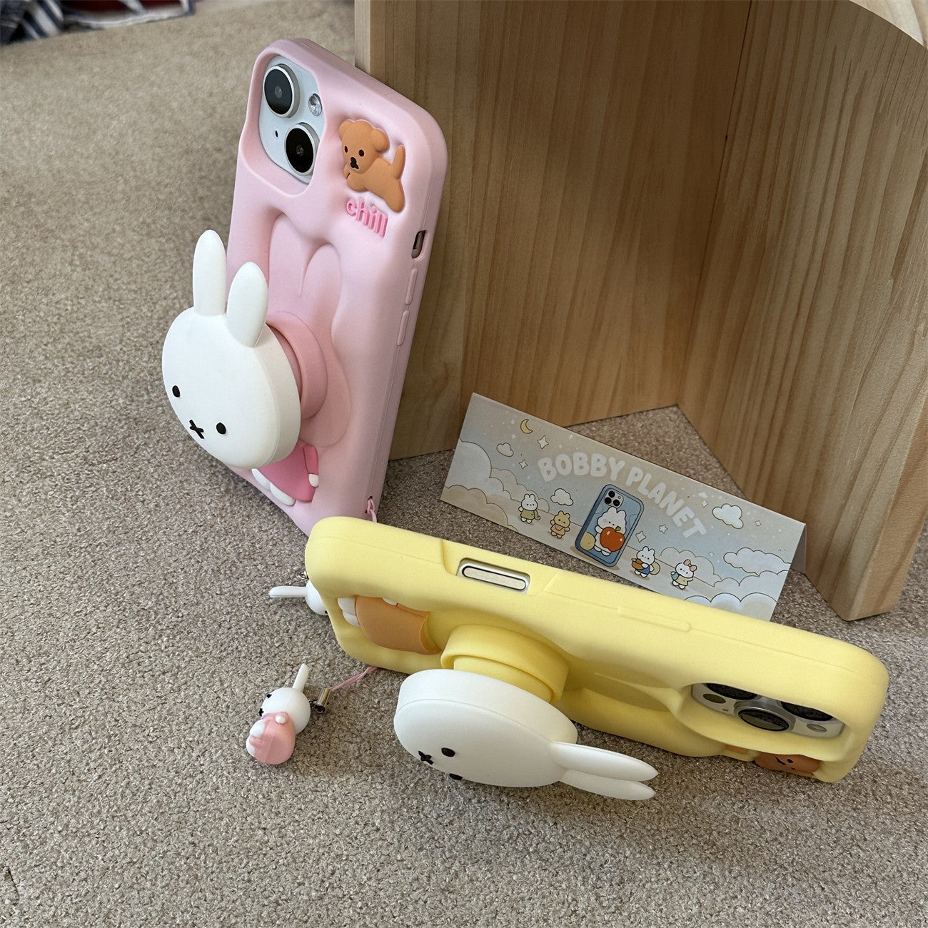 Bunny Stand Silicone Phone Case