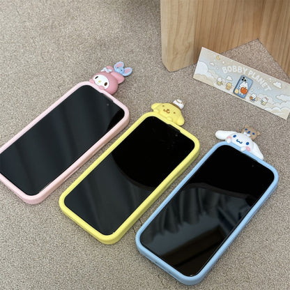 Cute Animals Belly Down Silicone Phone Case