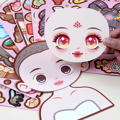 Dramatic Dress Up 3D Sticker Book