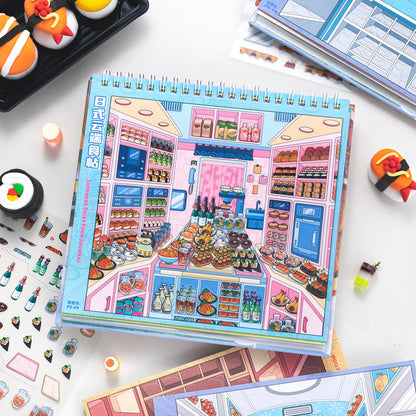 In-Flight Meal 3D Sticker Book