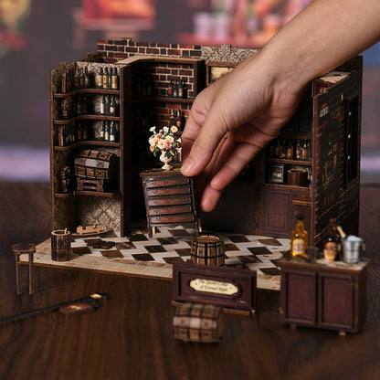 Corner Bar DIY Miniature House - English Instructions