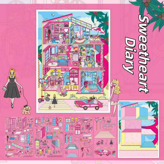 Sweet Memories 3D Sticker | 2 Cute Miniature Scenes