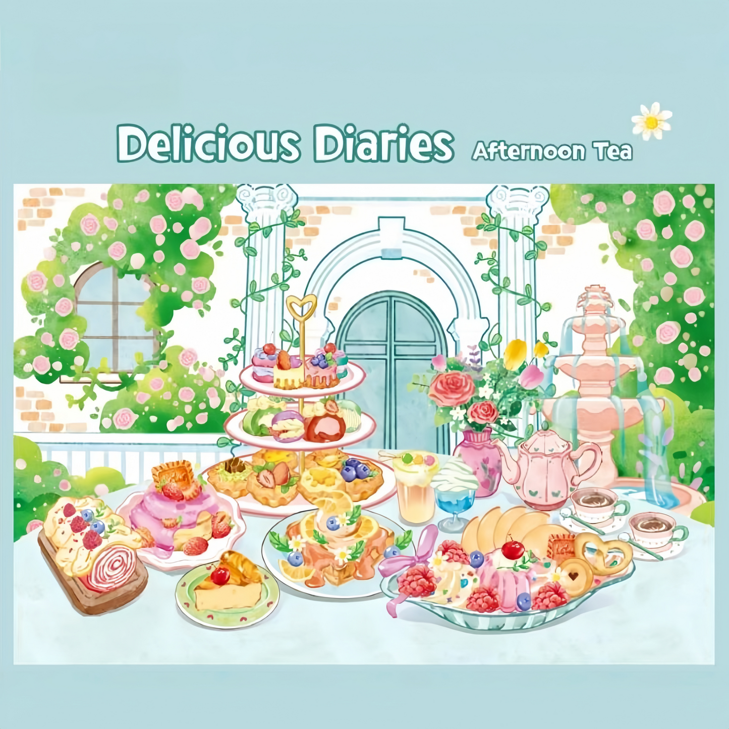 Delicious Diaries 3D Sticker | 3 Cute Miniature Scenes