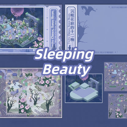 Fairy Tale 3D Sticker | 2 Cute Miniature Scenes