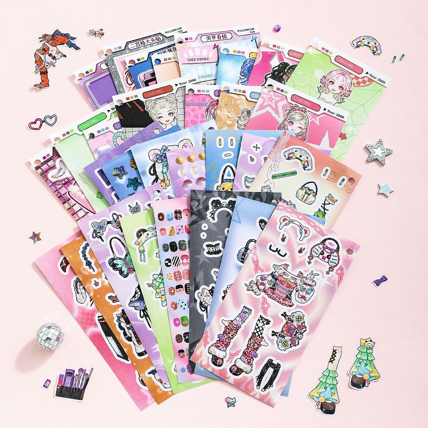 Dress Up Wardrobe 3D Sticker Book