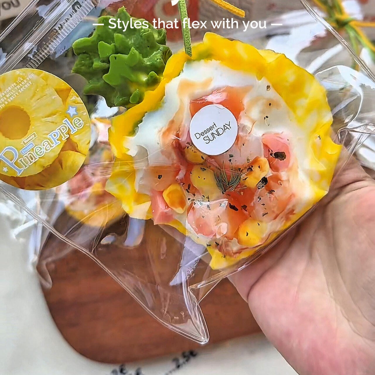 Shrimp Pineapple Rice Squishy