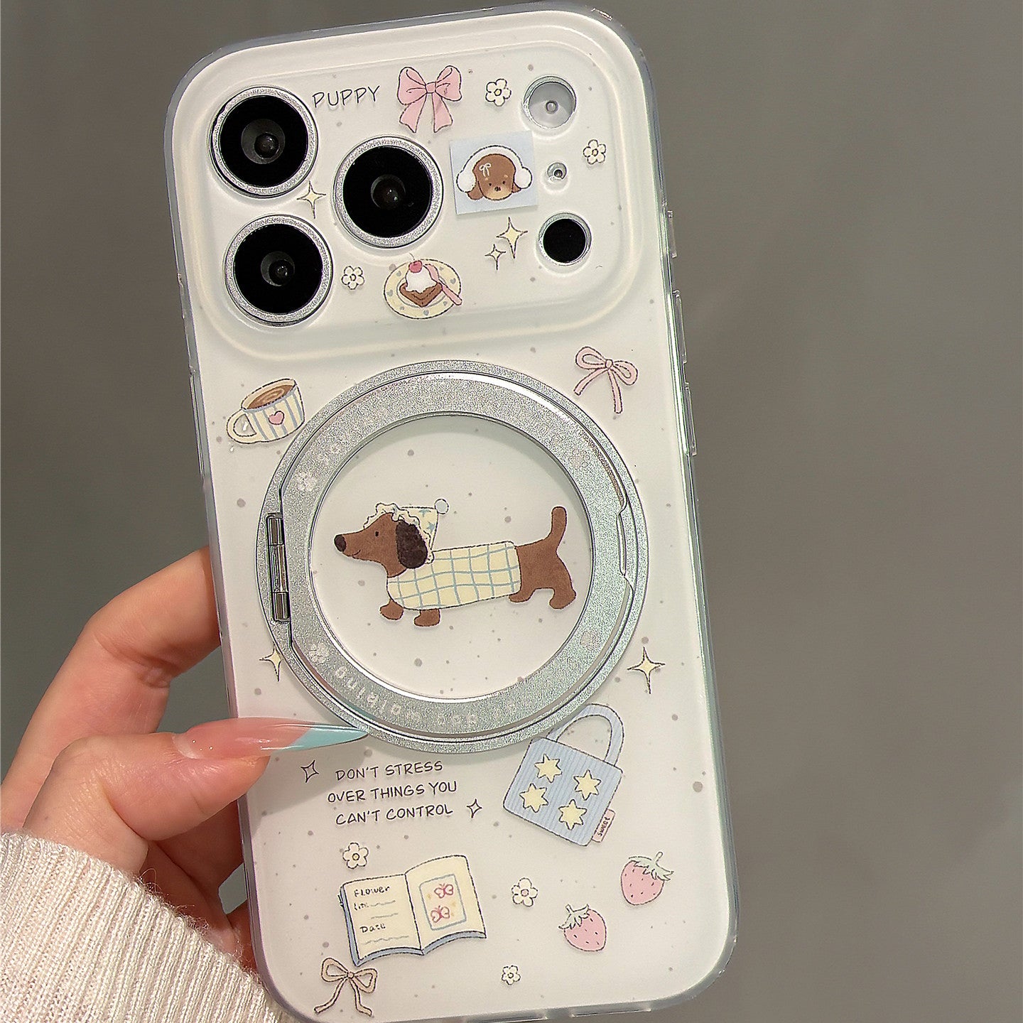 Dachshund Stand Acrylic Phone Case