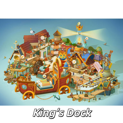 Towns of Wonder 3D Sticker | 3 Cute Miniature Scenes