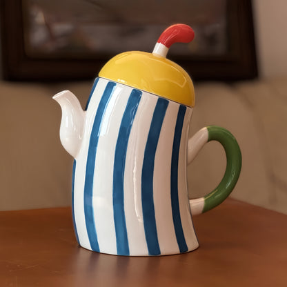 Hands-on-Hips Ceramic Teapot Water Pitcher