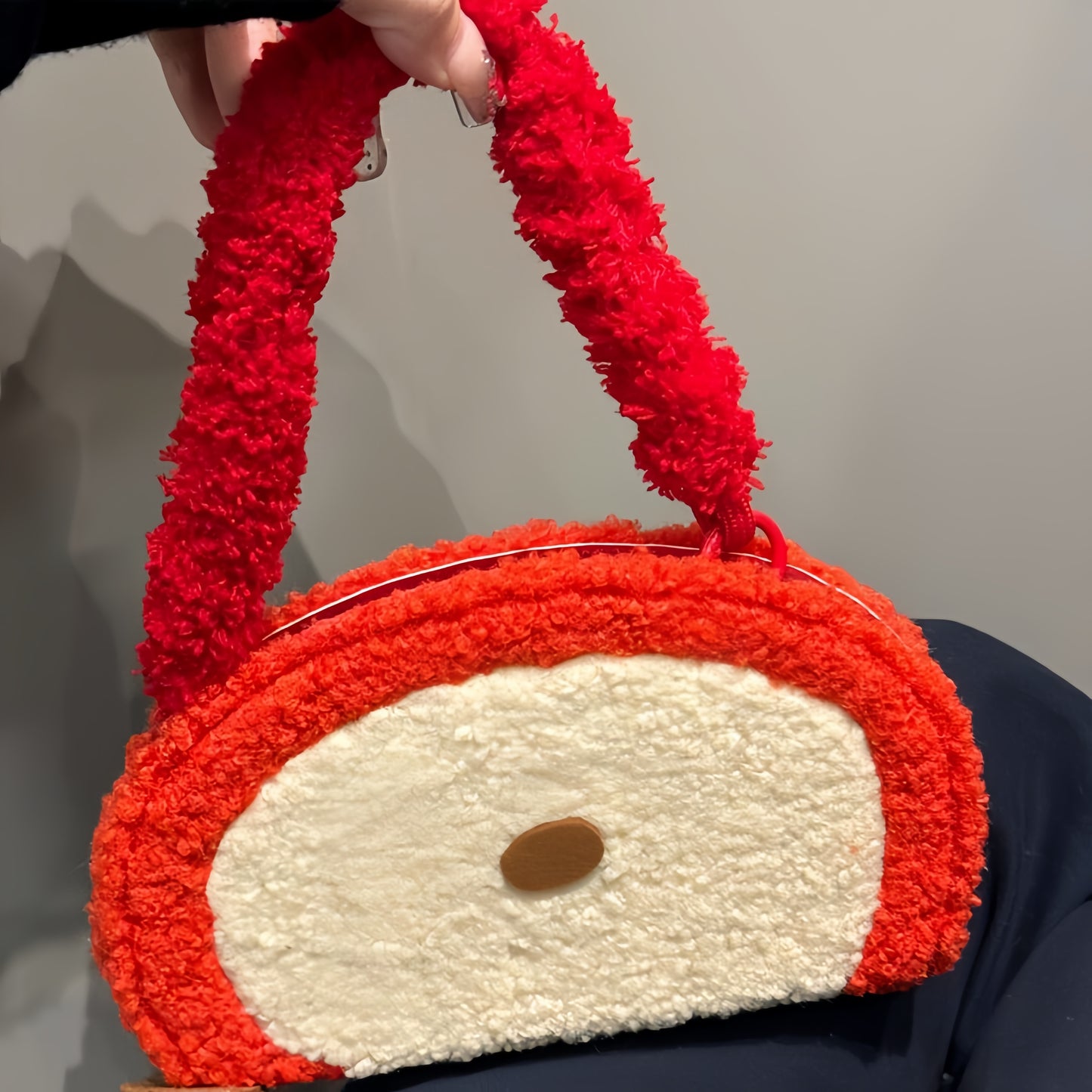 Red Apple Fluffy Phone Case