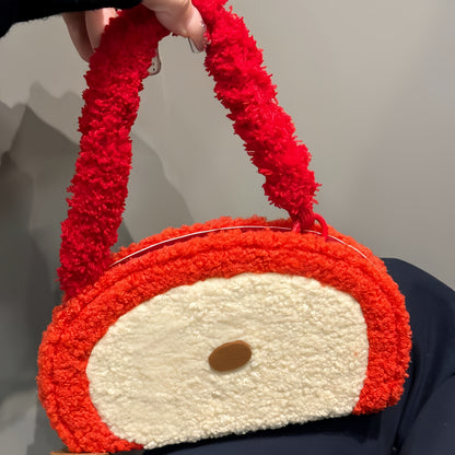 Red Apple Fluffy Phone Case