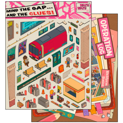 Dreamy Life 3D Sticker | 4 Cute Miniature Scenes