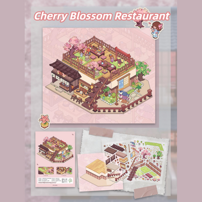 Magic Home 3D Sticker | 3 Cute Miniature Scenes