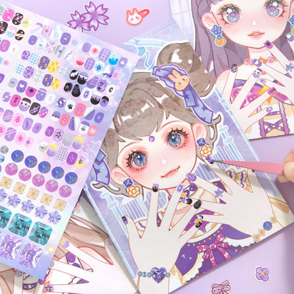 Girl’s Makeup 3D Sticker Book