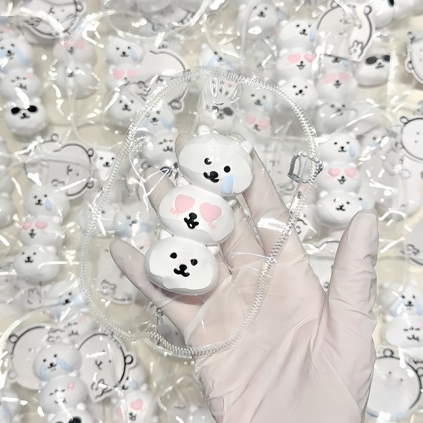 Triple Joker Bear Squishy