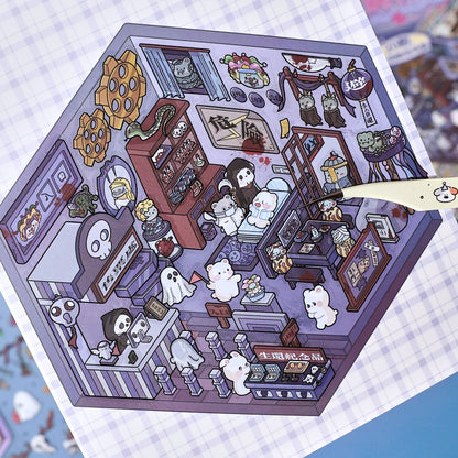 Haunted House 3D Sticker Book