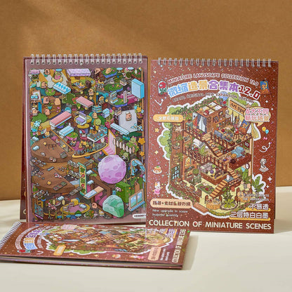 Small Animals' Home 3D Sticker Book